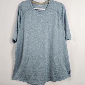 Rhone Atmosphere Tee In Cape Blue Heather - Size XXL